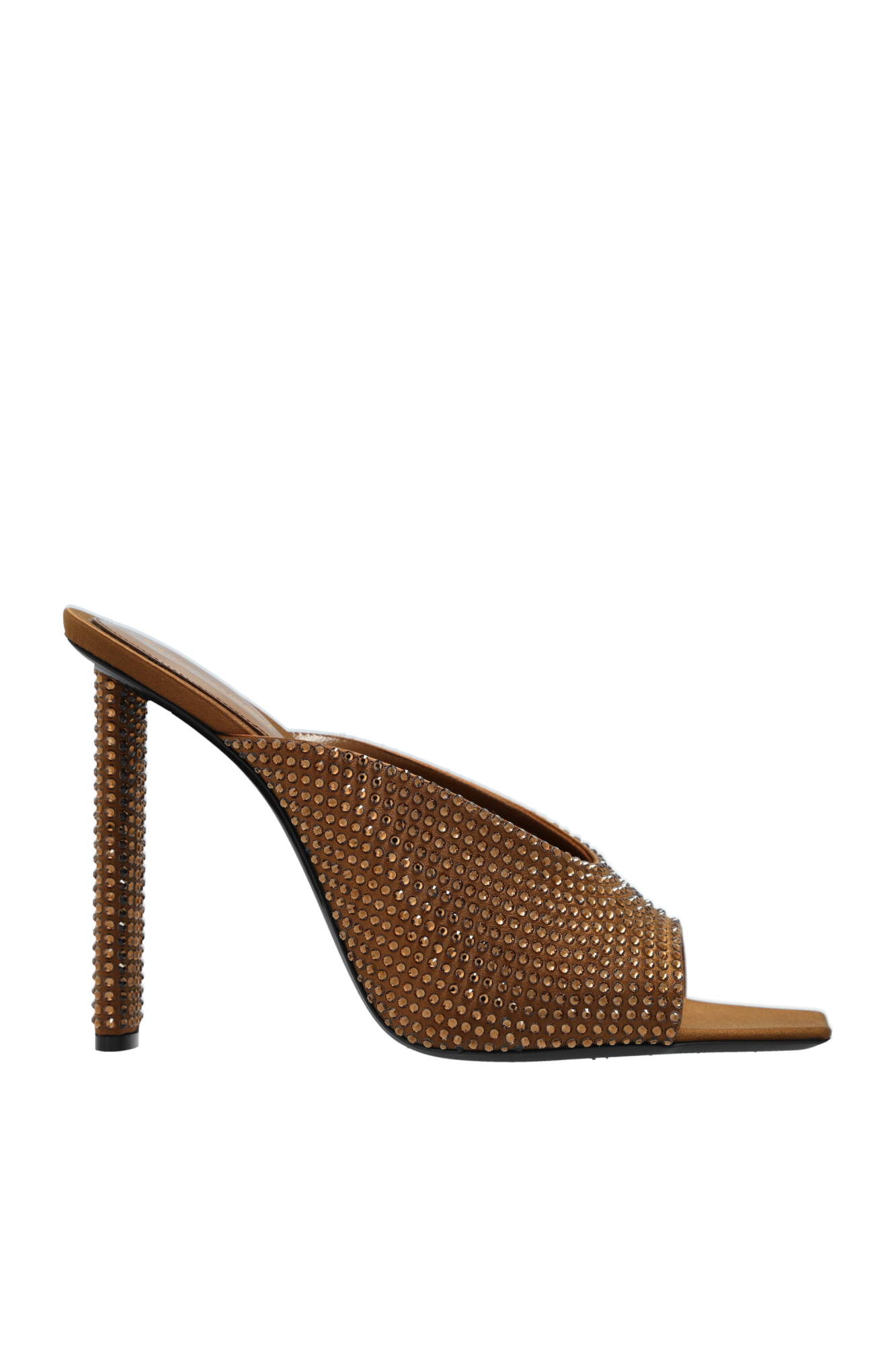 サンダル・ミュール SAINT LAURENT BLACK LEATHER MULE JILL Jill 95 leather mules in black - Saint Laurent | Mytheresa